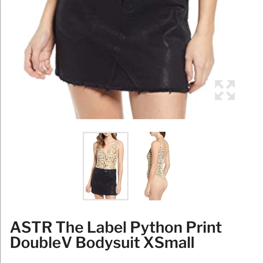 ASTR the label python print double v bodysuits 🐍 - Picture 4 of 4